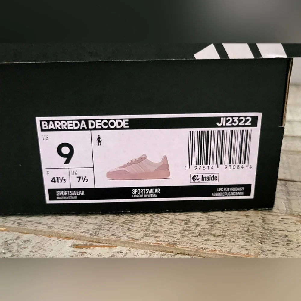 Adidas Women's Pink and White Sneakers - Picture 2 of 11